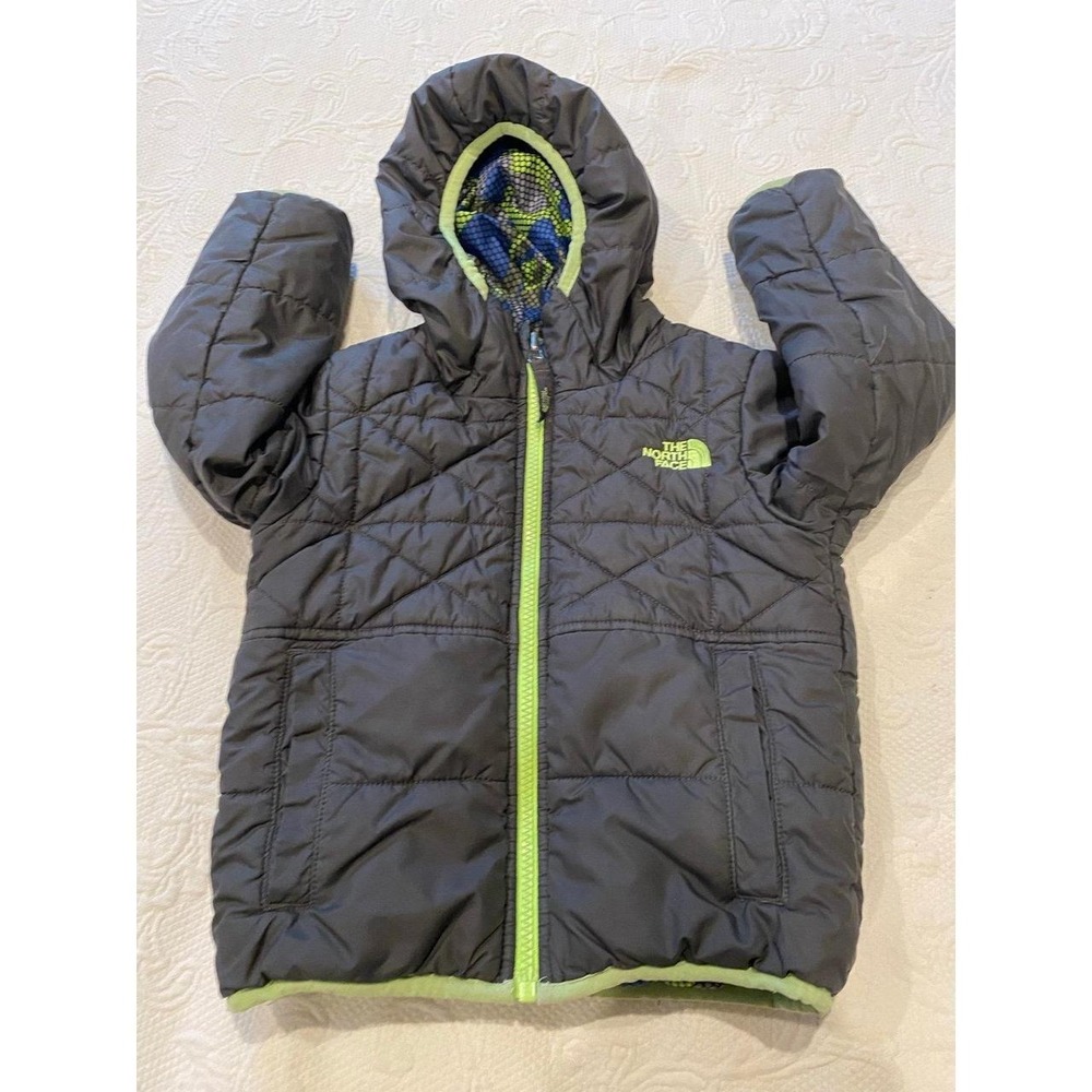The North Face Reversible Puffer Hooded Jacket 2 - 3 Toddler No Tags s2